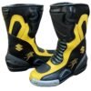 SUZUKI BIKER ADVENTURE BOOTS BLACK & YELLOW