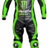KAWASAKI MONSTER ENERGY MOTORCYCLE LEATHER RACE SUIT BIKER RACING SUIT MOTORBIKE LEATHER